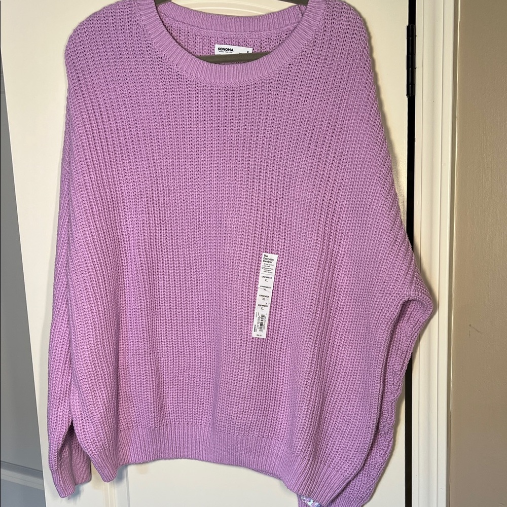 Sonoma Lavender Crew Neck Sweater